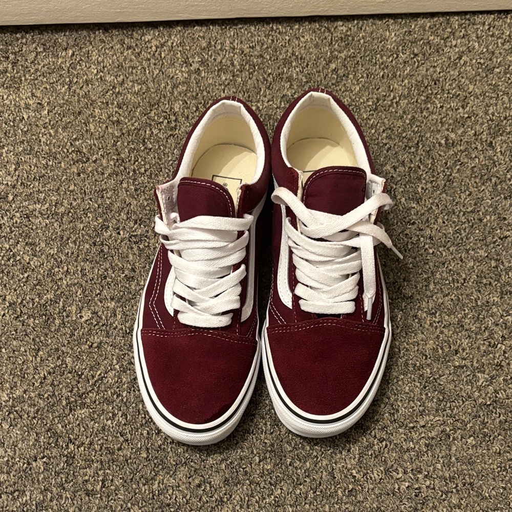 Vans Kids Maroon Sneakers